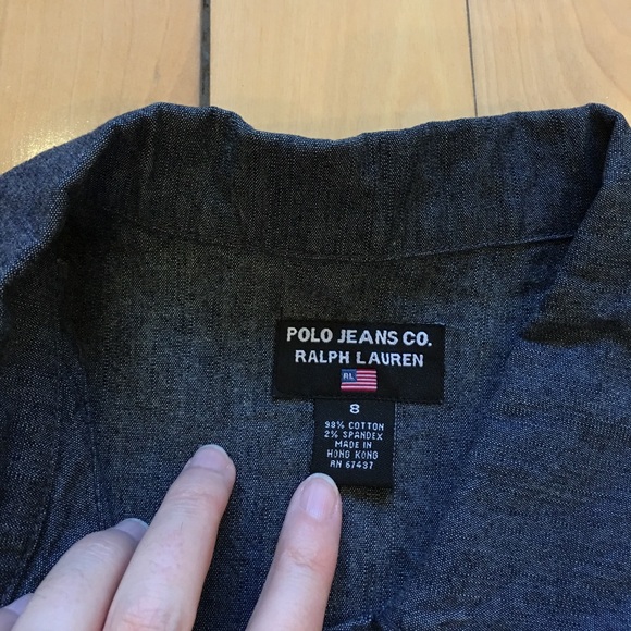 New POLO by Ralph Lauren jean jacket - Picture 3 of 8